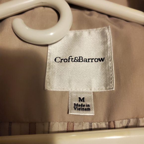 Croft and Burrow Cream and Black Dress coat - Picture 2 of 4